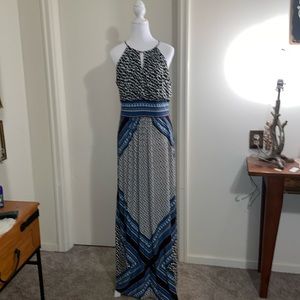 London Style Collection Maxi Dress Size Large #cruise-elegant, #resort-wear